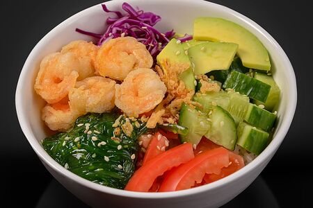 Поке с тигровой креветкой