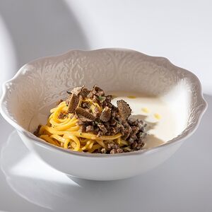 Лингвини с говядиной и трюфелем
