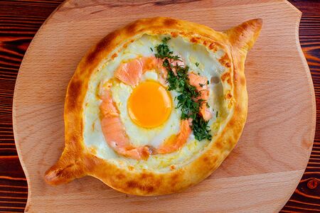 Хачапури с лососем