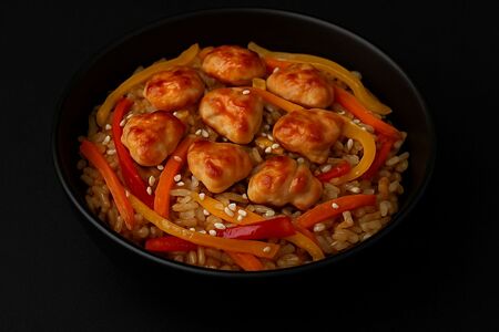 Рис с цыпленком