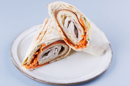 Котлета по-киевски в лаваше