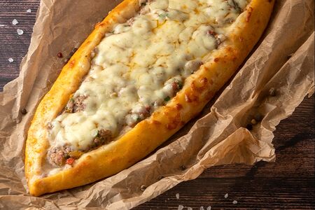 Пиде с курицей и сыром 