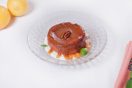 Бриошь с кремом из моцареллы