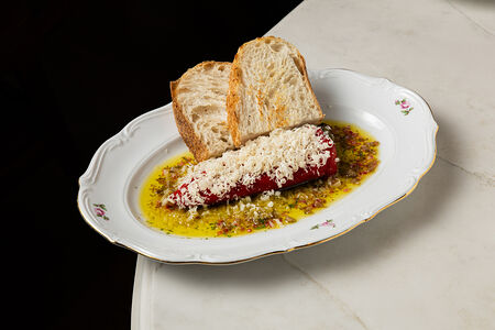 Перец рамиро с брынзой и пармезаном