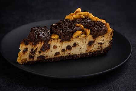 Чизкейк Карамель-арахис