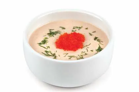 Крем-суп с лососем