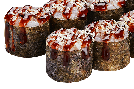 Маки с угрем