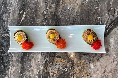 Ассорти японских тартаров