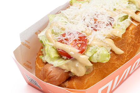 Хот дог Цезарь