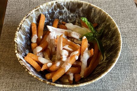 Батат фри с трюфельным соусом