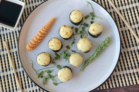 Запеченные с курицей