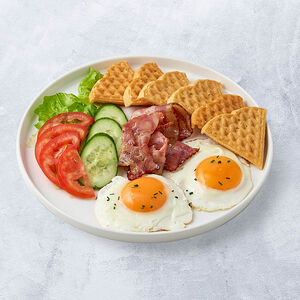 Яичница с беконом