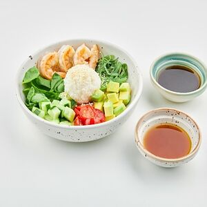 Поке с креветками