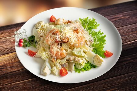 Цезарь с креветками