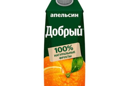 Сок натуральный Добрый Апельсин