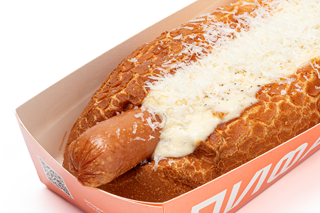 Хот дог Карбонара