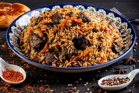 Плов с говядиной