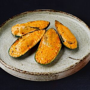 Запеченные мидии спайси