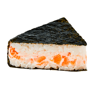 Онигири с лососем