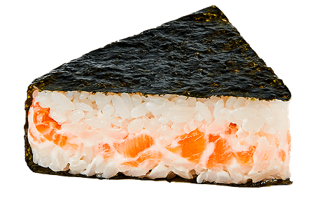 Онигири с лососем