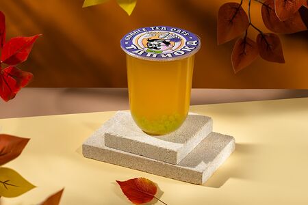 Бабл ти Имбирный и шарики Яблоко 