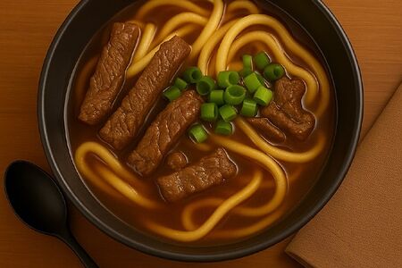 Биф карри удон