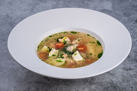 Уха из трех видов рыб