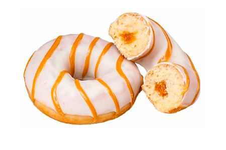 Донат карамельный