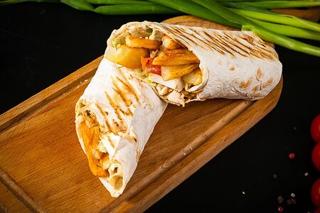 Шаурма с картошкой фри 