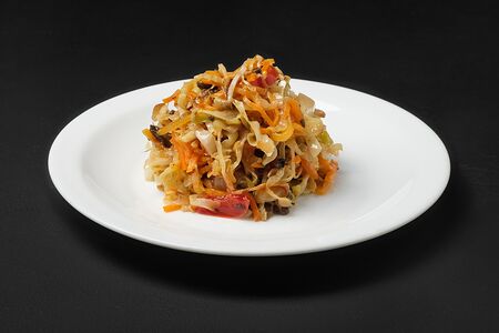 Капуста жареная