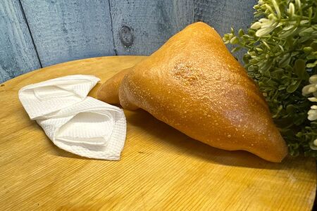 Бездрожжевой пирожок с картофелем