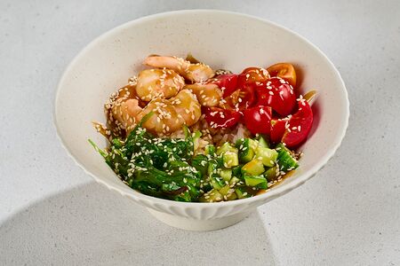 Поке с креветками