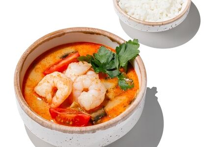 Суп том ям с креветкой