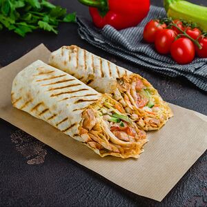 Донер в обычном лаваше