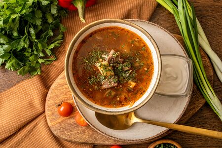 Щи с говядиной