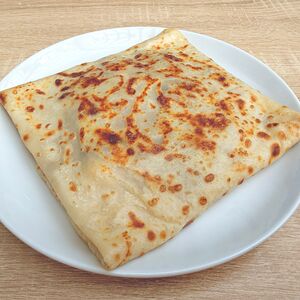 Блин с курицей и грибами