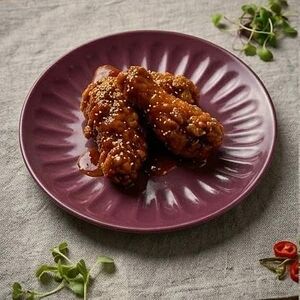 Курица на кости в сладком соусе и кимчи(12шт)