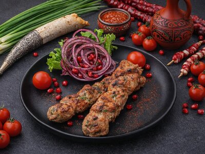 Люля-кебаб из баранины