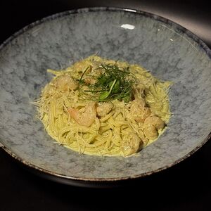 Паста с креветками