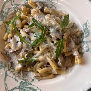 Казаречче с томлёными щёчками