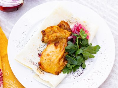 Шашлык из куриного бедра