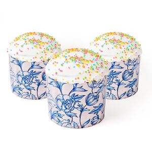 Набор из трёх творожных куличей с изюмом