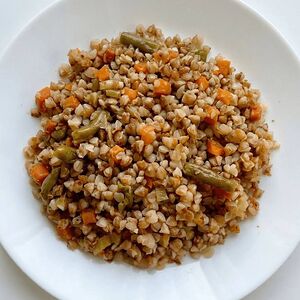 Гречка с овощами