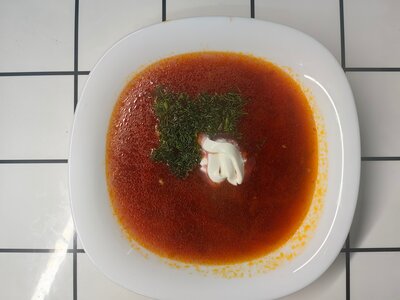 Борщ с мясом