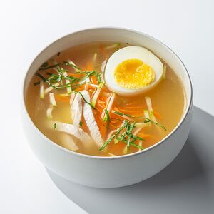 Домашний суп с цыплёнком