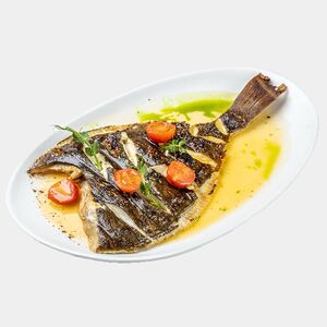 Мурманская камбала на гриле