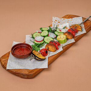 Овощной шашлык