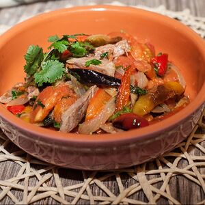 Аджабсандал с говядиной