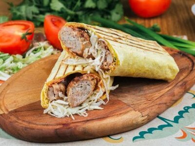 Шаверма с люля-кебабом