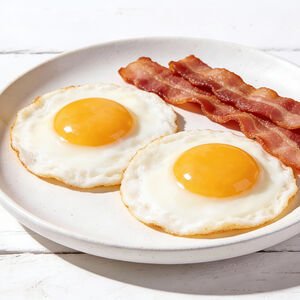 Яичница с беконом